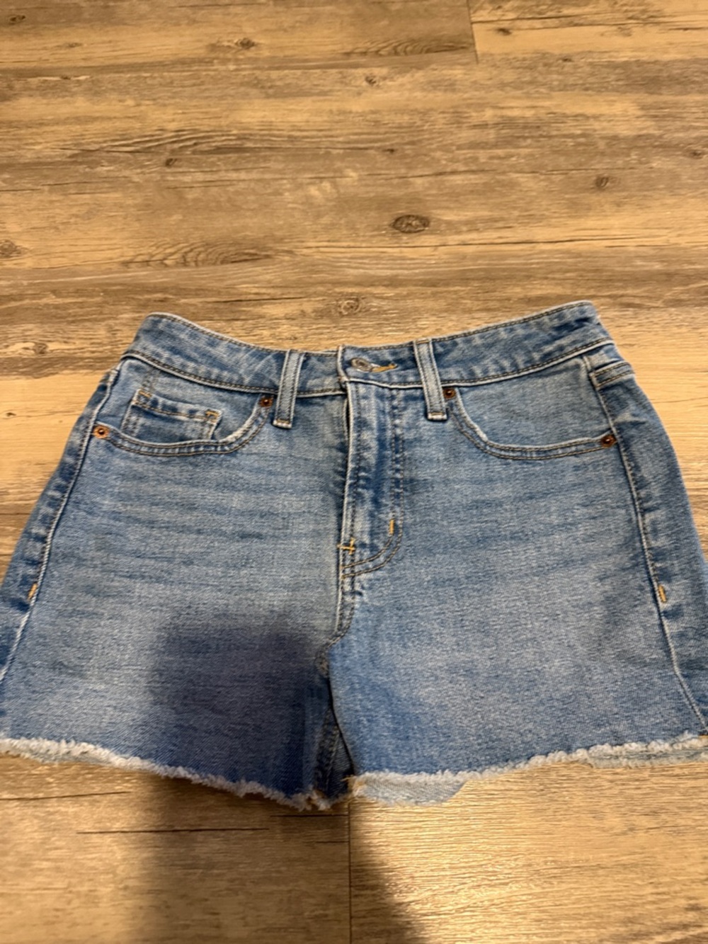Old Navy Light Blue Denim Cutoff Shorts - Women's